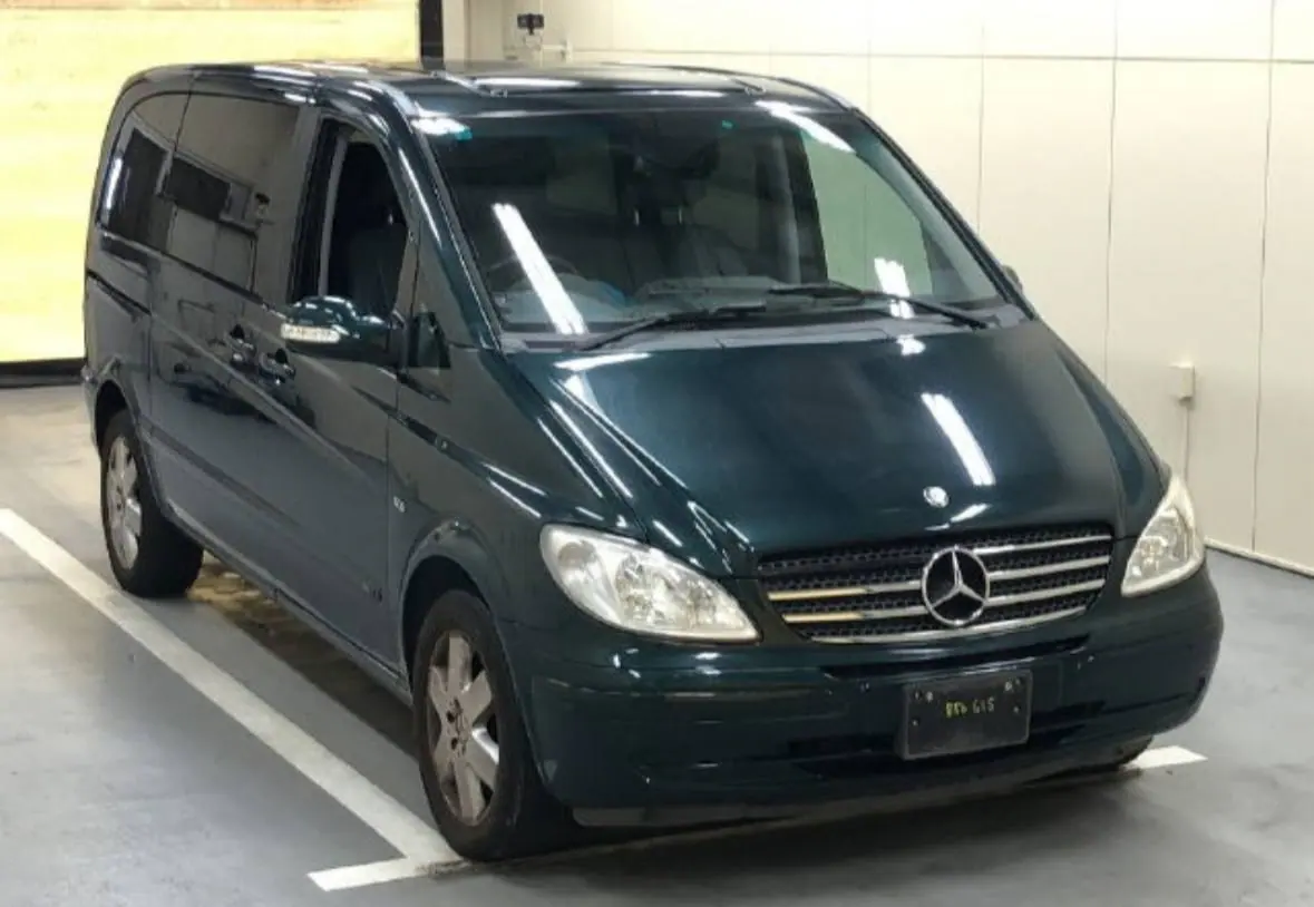Mercedes-Benz, подготовленный к поставке с японского аукциона
